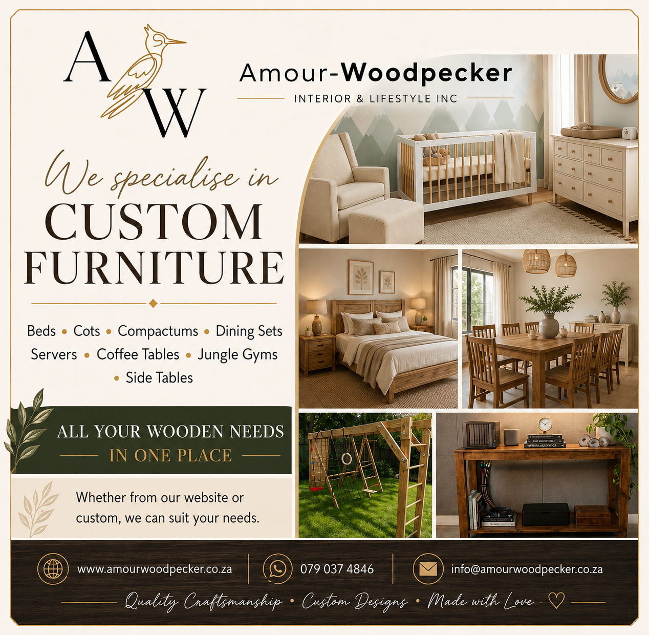 Amour-Woodpecker Front Page